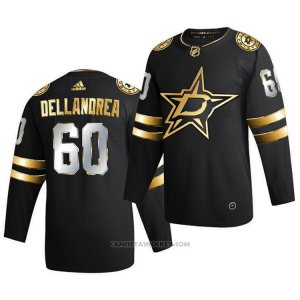 Camiseta Hockey Dallas Stars Ty Dellandrea Golden Edition Limited Autentico 2020-21 Negro