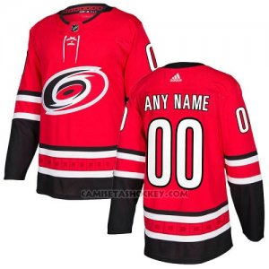 Camiseta Hockey Hombre Carolina Hurricanes Primera Personalizada Rojo