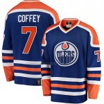 Camiseta Hockey Edmonton Oilers Paul Coffey Premier Breakaway Retired Azul