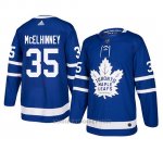 Camiseta Toronto Maple Leafs Curtis Mcelhinney Autentico Home Azul