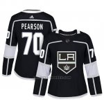 Camiseta Mujer Los Angeles Kings 70 Tanner Pearson Adizero Jugador Home Negro