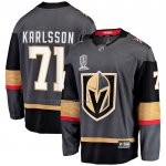 Camiseta Hockey Vegas Golden Knights William Karlsson 2023 Stanley Cup Champions Alterno Breakaway Negro