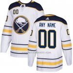 Camiseta Hockey Hombre Buffalo Sabres Segunda Personalizada Blanco