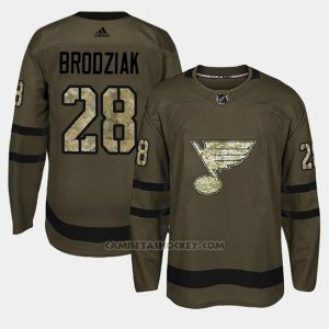 Camiseta St. Louis Blues Kyle Brodziak Camo Salute To Service