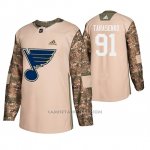 Camiseta Hockey St. Louis Blues Vladimir Tarasenko Veterans Day Camuflaje