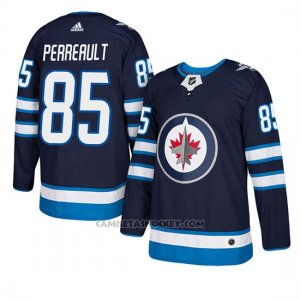 Camiseta Winnipeg Jets Mathieu Perreault Autentico Home Azul