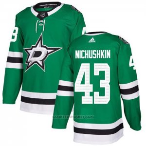 Camiseta Hockey Dallas Stars Nichushkin Primera Autentico Verde