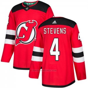 Camiseta Hockey New Jersey Devils Scott Stevens Primera Autentico Rojo