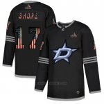 Camiseta Hockey Dallas Stars Shore 2020 USA Flag Negro