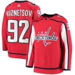 Camiseta Hockey Washington Capitals Evgeny Kuznetsov Primera Autentico Rojo