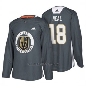 Camiseta Vegas Golden Knights James Neal Gray New Season Practice