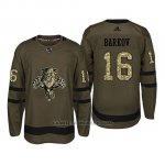 Camiseta Florida Panthers 16 Aleksander Barkov Camo Salute To Service