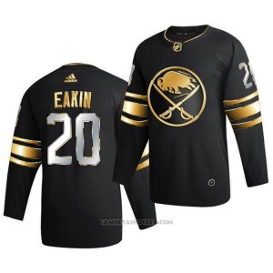 Camiseta Hockey Buffalo Sabres Cody Eakin Golden Edition Limited Autentico 2020-21 Negro