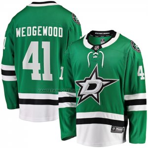 Camiseta Hockey Dallas Stars Scott Wedgewood Primera Breakaway Verde