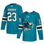 Camiseta San Jose Sharks Barclay Goodrow Teal Autentico Home