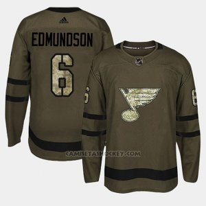 Camiseta St. Louis Blues Joel Edmundson Camo Salute To Service