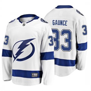 Camiseta Tampa Bay Lightning Cameron Gaunce 2019 Away Fanatics Breakaway Blanco