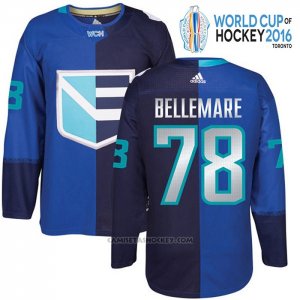 Camiseta Hockey Europa Pierre Edouard Bellemare 78 Premier World Cup 2016 Azul