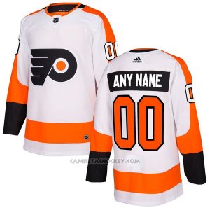 Camiseta Hockey Hombre Philadelphia Flyers Segunda Personalizada Blanco