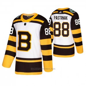 Camiseta Hockey Boston Bruins David Pastrnak Winter Classic Blanco