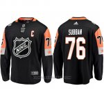 Camiseta Hockey Hombre Montreal Canadiens 76 Subban 2018 All Star Negro Captain