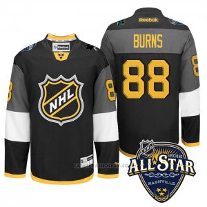 Camiseta Hockey San Jose Sharks 88 Brent Burns 2016 All Star Negro