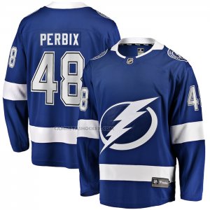 Camiseta Hockey Tampa Bay Lightning Nick Perbix Primera Breakaway Azul