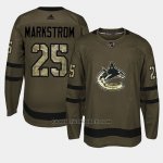 Camiseta Vancouver Canucks Jacob Markstrom Camo Salute To Service