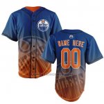 Camiseta Hockey Hombre Edmonton Oilers Personalizada Naranja