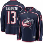 Camiseta Hockey Columbus Blue Jackets Johnny Gaudreau 2022 Breakaway Azul