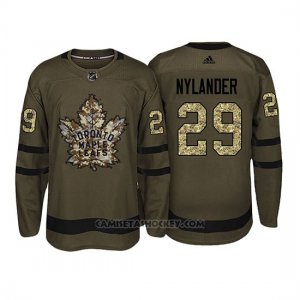 Camiseta Toronto Maple Leafs William Nylander Camo Salute To Service