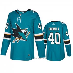 Camiseta Hockey San Jose Sharks Antti Suomela Primera Verde