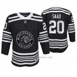 Camiseta Hockey Nino Chicago Blackhawks Brandon Saad Premier Alternato Negro