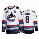 Camiseta Hockey Vancouver Canucks Christopher Tanev Throwback 2000's Night Blanco