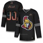 Camiseta Hockey Ottawa Senators Ryan 2020 USA Flag Negro2