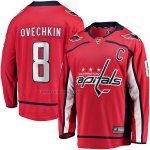 Camiseta Hockey Washington Capitals Alexander Ovechkin Captain Patch Primera Breakaway Rojo