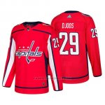 Camiseta Washington Capitals Christian Djoos Home Adidas Autentico Jugador Rojo