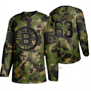 Camiseta Hockey Boston Bruins Brad Marchand Memorial Day Camuflaje
