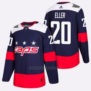 Camiseta Washington Capitals Evgeny Kuznetsov 2018 Stadium Series Azul