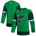 Camiseta Hockey St. Louis Blues 2023 St. Patrick's Day Autentico Verde
