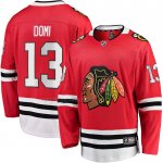 Camiseta Hockey Chicago Blackhawks Max Domi Primera Breakaway Rojo