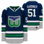 Camiseta Hockey Hartford Whalers Night Jake Gardiner Heritage Throwback Azul