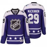 Camiseta Hockey Colorado Avalanche Nathan Mackinnon 29 2017 All Star Violeta