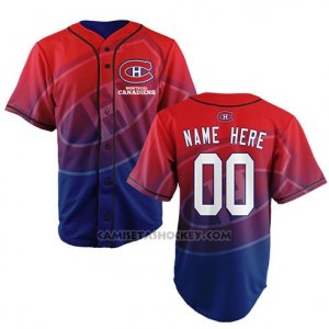 Camiseta Hockey Hombre Montreal Canadiens Personalizada Rojo