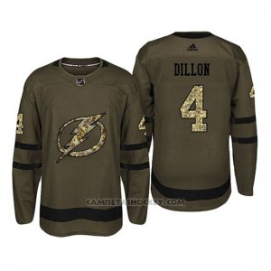 Camiseta San Jose Sharks 4 Brenden Dillon Camo Salute To Service