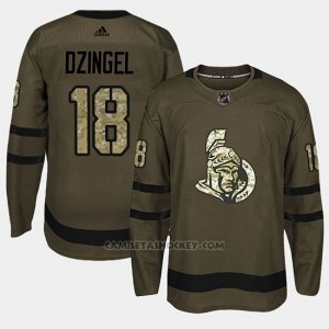 Camiseta Ottawa Senators Ryan Dzingel Camo Salute To Service