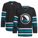 Camiseta Hockey San Jose Sharks Alterno Autentico Primegreen Negro