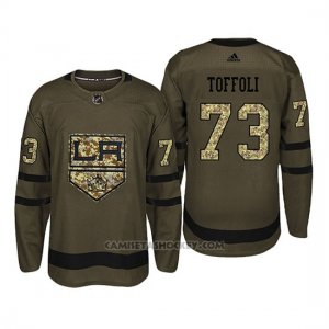Camiseta Los Angeles Kings 73 Tyler Toffoli Camo Salute To Service