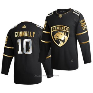 Camiseta Hockey Florida Panthers Brett Connolly Golden Edition Limited Autentico 2020-21 Negro