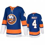 Camiseta Hockey New York Islanders Thomas Hickey Primera Autentico Azul